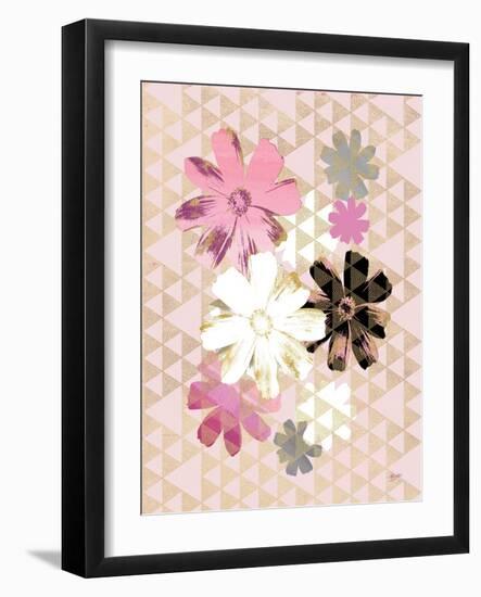 Kimono Daisies Bright 1-Bella Dos Santos-Framed Art Print