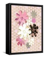 Kimono Daisies Bright 1-Bella Dos Santos-Framed Stretched Canvas