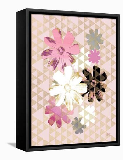 Kimono Daisies Bright 1-Bella Dos Santos-Framed Stretched Canvas