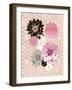 Kimono Daisies Bright 2-Bella Dos Santos-Framed Art Print
