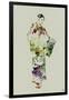 Kimono Dancer 3-NaxArt-Framed Art Print