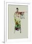 Kimono Dancer 4-NaxArt-Framed Premium Giclee Print