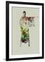 Kimono Dancer 4-NaxArt-Framed Premium Giclee Print