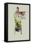 Kimono Dancer 4-NaxArt-Framed Stretched Canvas