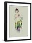 Kimono Dancer-NaxArt-Framed Art Print