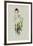 Kimono Dancer-NaxArt-Framed Premium Giclee Print