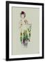 Kimono Dancer-NaxArt-Framed Premium Giclee Print