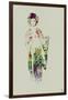 Kimono Dancer-NaxArt-Framed Art Print