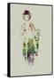 Kimono Dancer-NaxArt-Framed Stretched Canvas