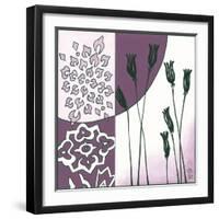 Kimono Garden II-Megan Meagher-Framed Art Print