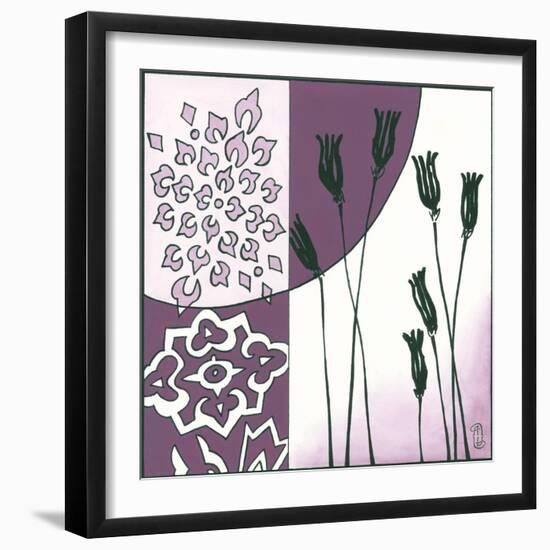 Kimono Garden II-Megan Meagher-Framed Art Print