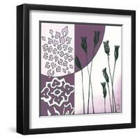 Kimono Garden II-Megan Meagher-Framed Art Print