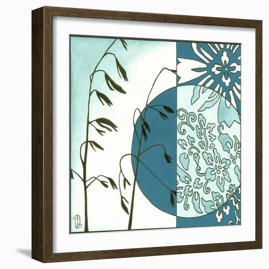 Kimono Garden III-Megan Meagher-Framed Art Print