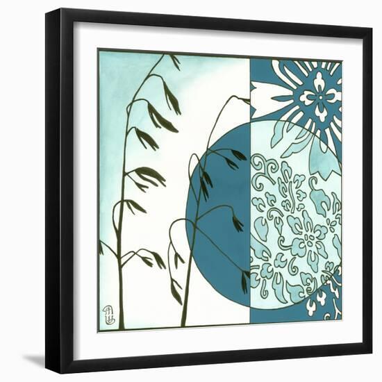 Kimono Garden III-Megan Meagher-Framed Art Print