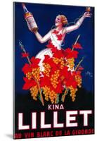 Kina Lillet Vintage Poster - Europe-null-Mounted Poster