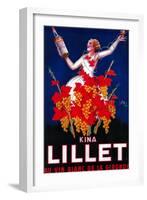 Kina Lillet Vintage Poster - Europe-Lantern Press-Framed Premium Giclee Print