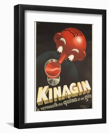 Kinagin Poster-E. Patke-Framed Giclee Print