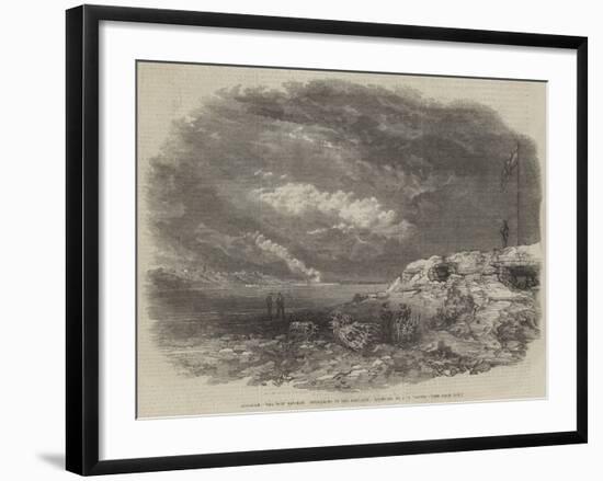 Kinburn, the Spit Battery, Otchakoff in the Distance-null-Framed Giclee Print