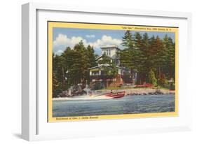 Kincaid Residence, Thousand Islands, New York-null-Framed Art Print