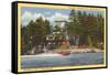 Kincaid Residence, Thousand Islands, New York-null-Framed Stretched Canvas