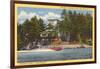 Kincaid Residence, Thousand Islands, New York-null-Framed Art Print