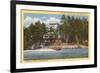 Kincaid Residence, Thousand Islands, New York-null-Framed Art Print