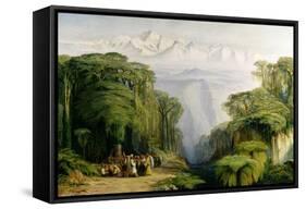 Kinchinjunga from Darjeeling, 1879-Edward Lear-Framed Stretched Canvas