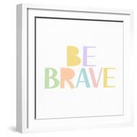 Kind and Brave 3-Kimberly Allen-Framed Art Print