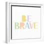 Kind and Brave 3-Kimberly Allen-Framed Art Print