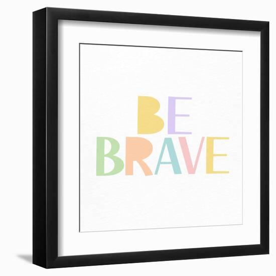 Kind and Brave 3-Kimberly Allen-Framed Art Print