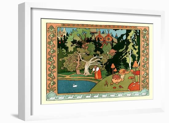 Kind Female Duck-Ivan Bilibin-Framed Art Print