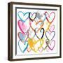 Kind Hearts, 2015 (mixed media)-Jenny Frean-Framed Giclee Print