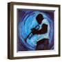 Kind of Blue-null-Framed Art Print