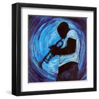 Kind of Blue-null-Framed Art Print