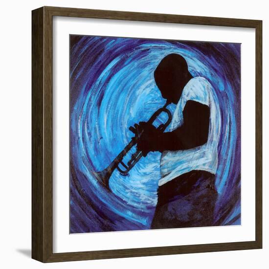 Kind of Blue-null-Framed Art Print