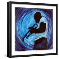 Kind of Blue-null-Framed Art Print