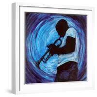 Kind of Blue-null-Framed Art Print