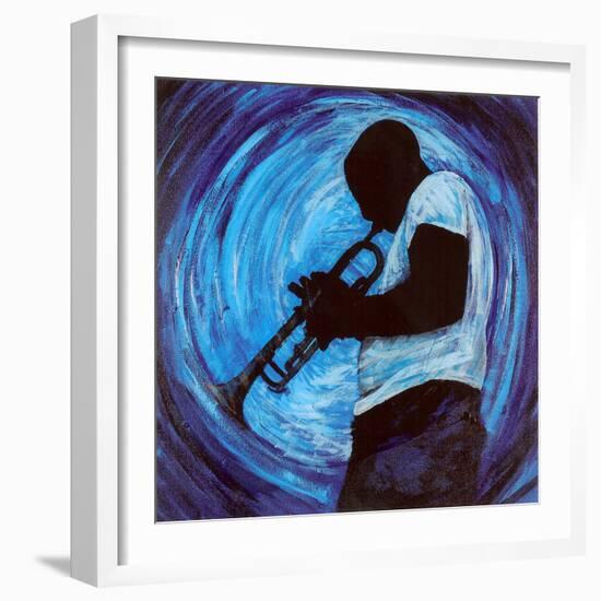 Kind of Blue-null-Framed Art Print