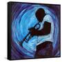 Kind of Blue-null-Framed Stretched Canvas