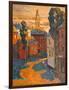 Kind On City, Oil On A Canvas-balaikin2009-Framed Art Print