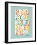 Kind People I-Gia Graham-Framed Art Print