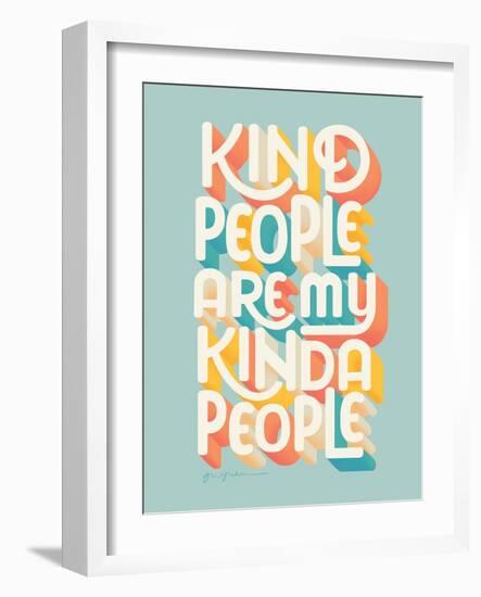 Kind People I-Gia Graham-Framed Art Print