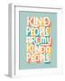 Kind People I-Gia Graham-Framed Art Print