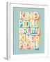 Kind People I-Gia Graham-Framed Art Print