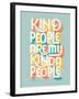 Kind People I-Gia Graham-Framed Art Print