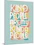 Kind People I-Gia Graham-Mounted Art Print
