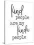 Kind People-Anna Quach-Stretched Canvas