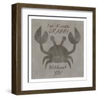 Kinda Crabby-Melody Hogan-Framed Art Print