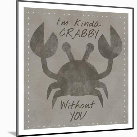 Kinda Crabby-Melody Hogan-Mounted Art Print