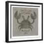 Kinda Crabby-Melody Hogan-Framed Art Print